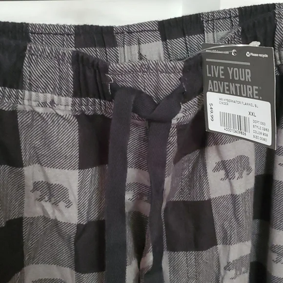 Eddie Bauer bear pajama pants - Picture 2 of 7
